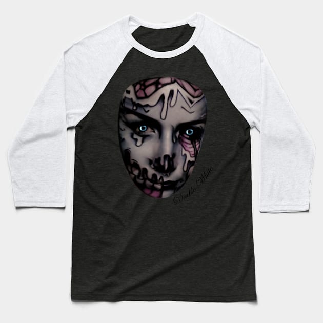 Hidden Beauty In Darkness Melissa #1 Baseball T-Shirt by Aventi